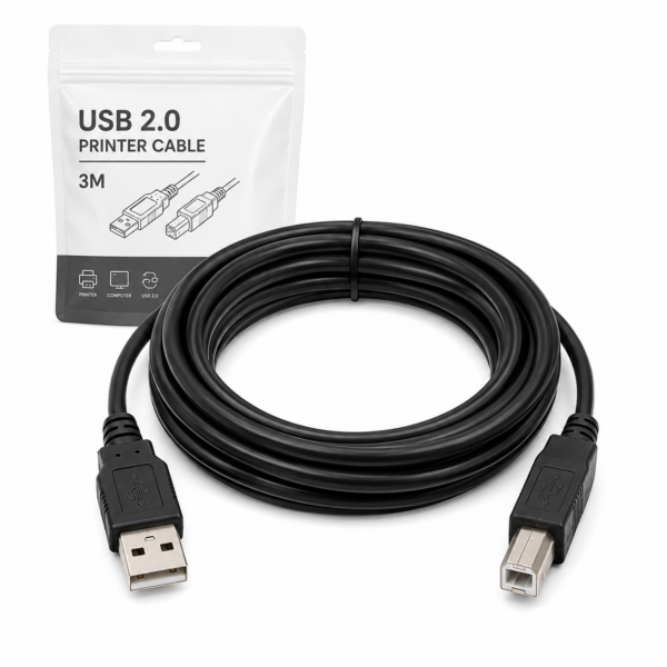 Cable USB 2.0 a USB-B UGREEN 10351 para Impresora de 3 Metros