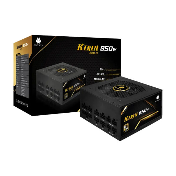 Fuente de Poder Antryx Kirin GPX850S 850W 80 Plus Gold Modular