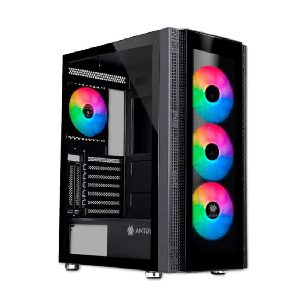 Case PC Antryx RX 260 Negro con 4 Ventiladores FRGB