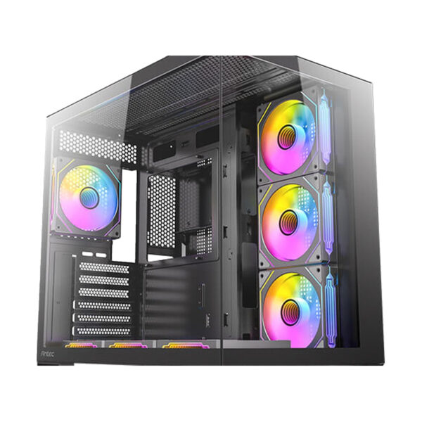 Case PC Antec CX Mirror Negro con 7 Ventiladores ARGB