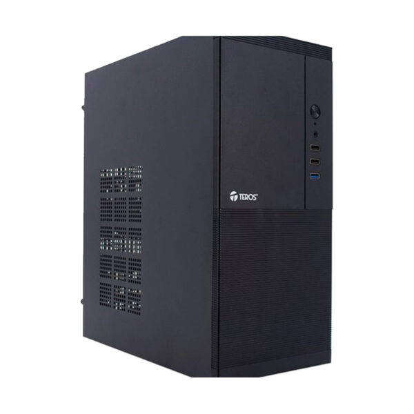Case PC Teros TE-1033S Negro con Fuente 250W